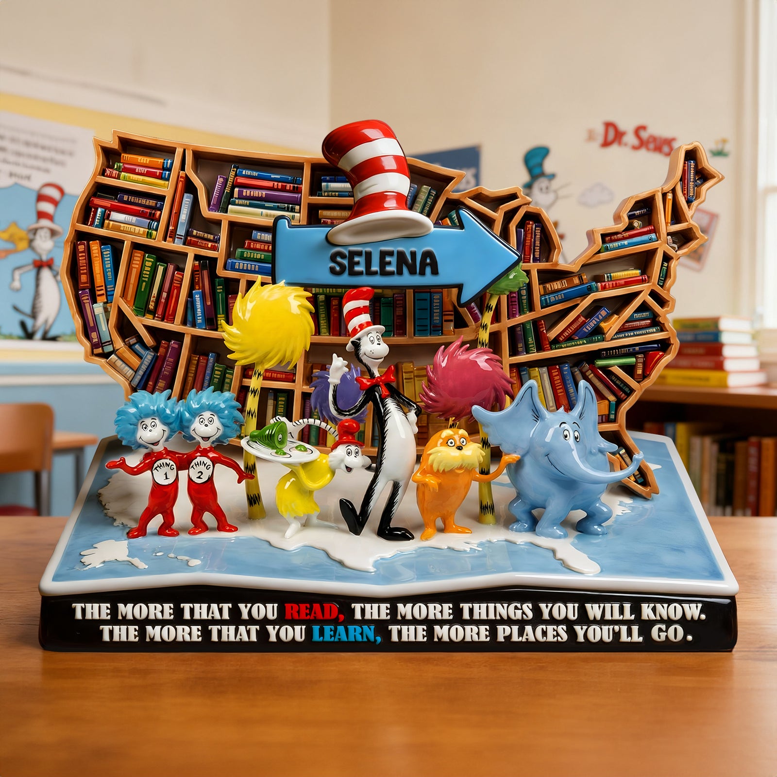 Reading Acrylic Plaque - Personalized Gifts For Book Lover Plaque 04PALU060226-Homacus