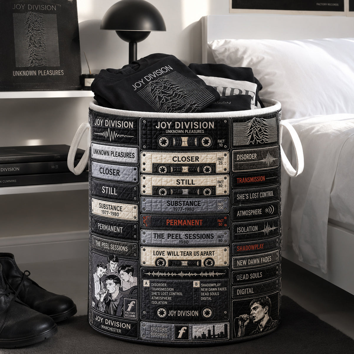 Retro Cassette Laundry Basket - Personalized Gifts 02hulu100726