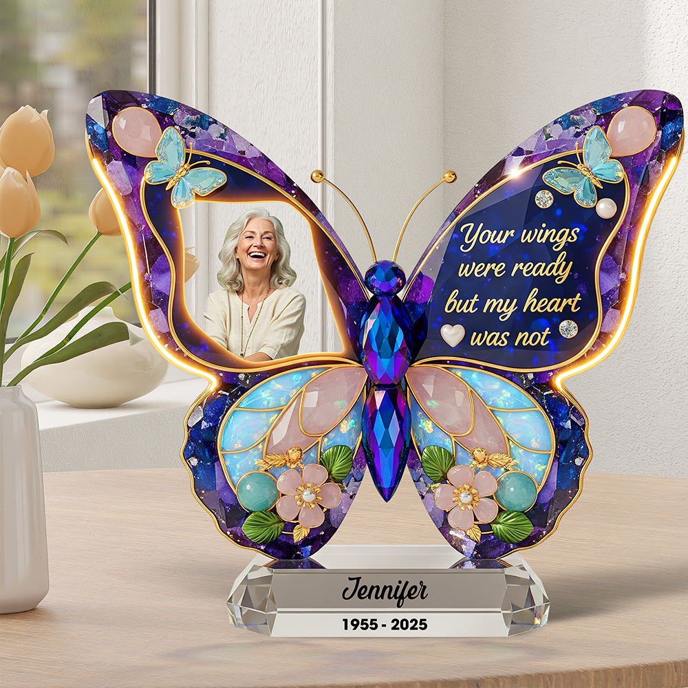 Memorial Acrylic Plaque - Custom Photo Gifts For Heaven 02naqn270525-Homacus