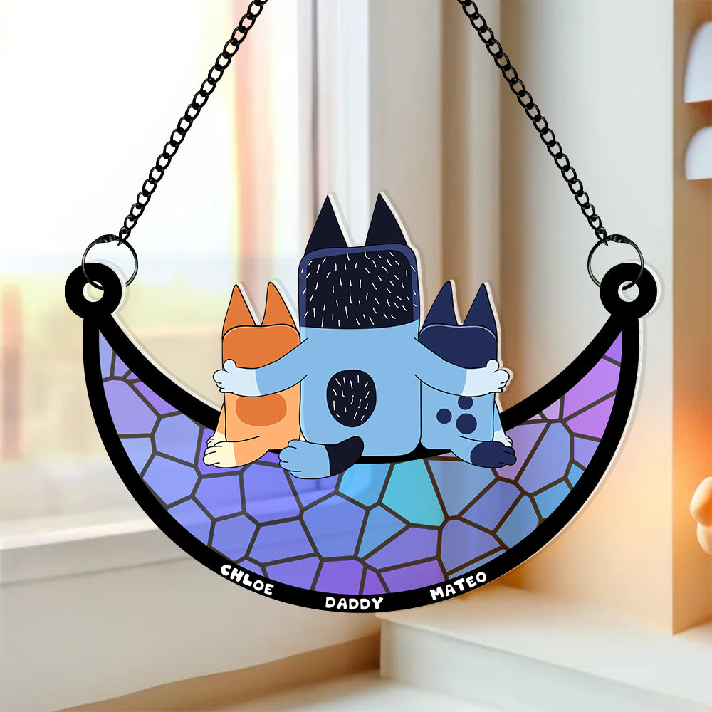 Dog Dad Suncatcher Ornament - Personalized Gifts For Dad 01nadt010525-Homacus