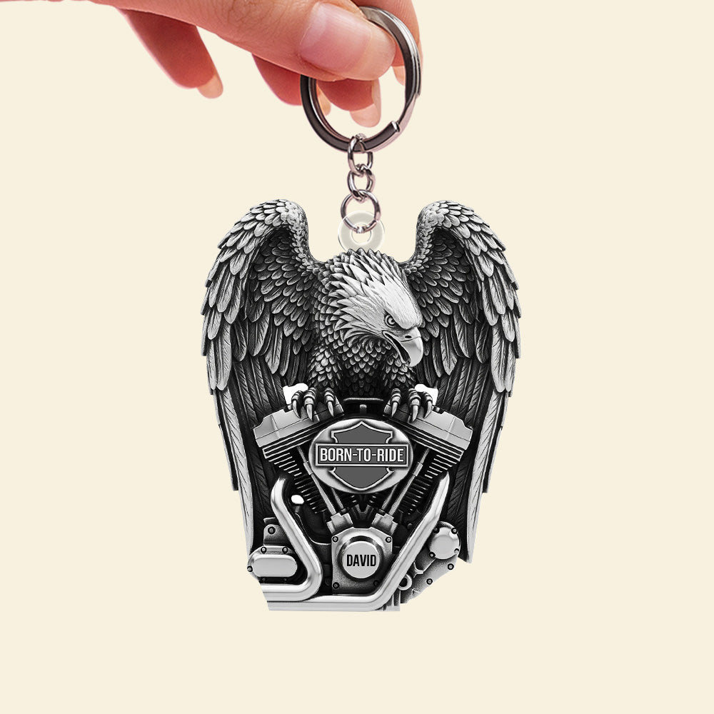Fierce Motorcycle Engine Keychain - Personalized Gifts For Bikers 04qhtn120625-Homacus