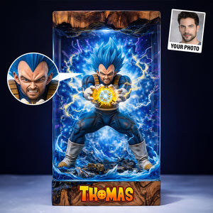Thunder Power Fighter Shaped Plaque - Personalized Custom Photo Gift 02HUTN180326-Homacus