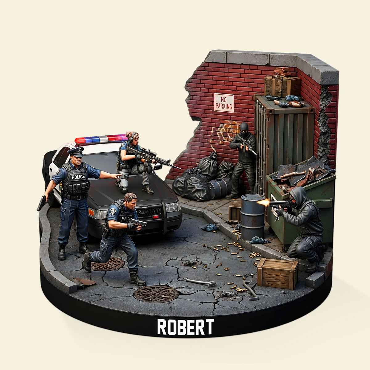 Police Acrylic Plaque - Personalized Gifts For Police Officer 01TOPU070725-Homacus