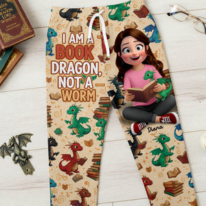 Book Dragon Pajama Pants - Personalized Gifts For Book Lovers 05naqn171225-Homacus