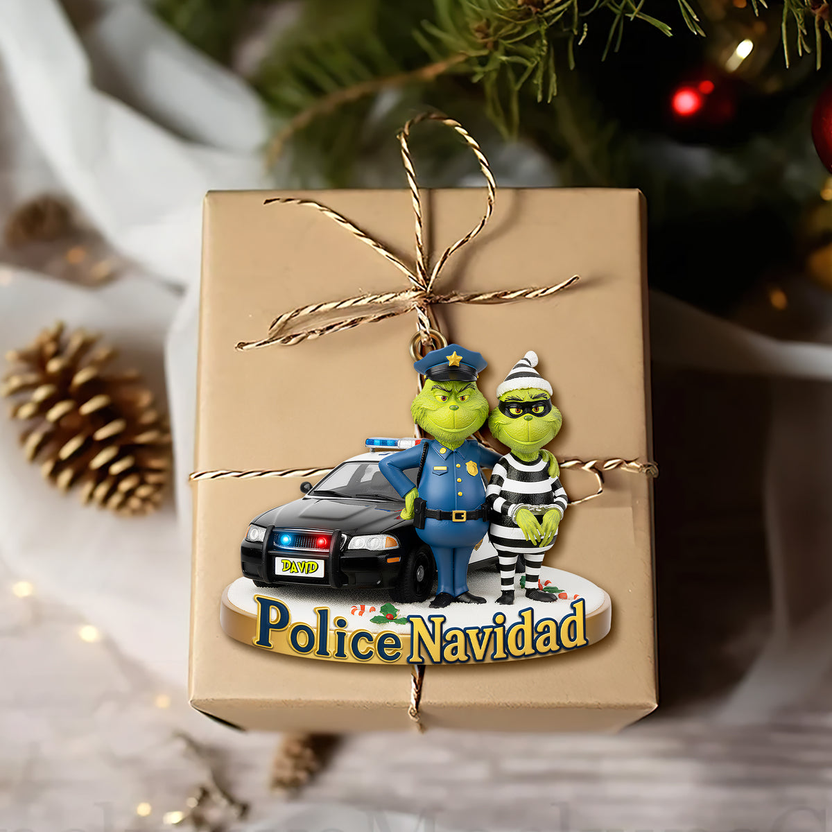 Police Ornament - Personalized Christmas Gifts For Police Officer 06hylu011125-Homacus