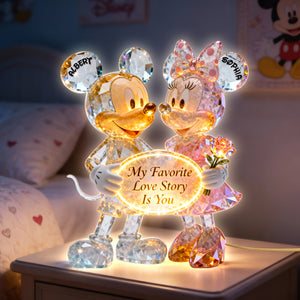 Adorable Cartoon Couple Light Box - Personalized Gift For Couples 06OHQN070126-Homacus