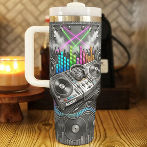 DJ Controller 40oz Tumbler - Personalized Gifts For Music Lovers 05naqn170326-Homacus