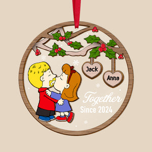 Personalized Gifts For Couple Christmas Ornament 04katn130924hg-Homacus