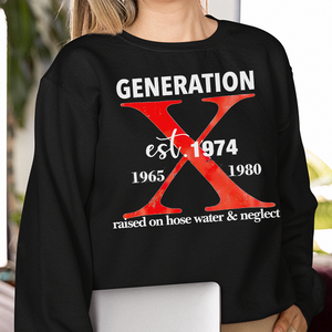 Customized Year Of Birth Generation X Shirt 225acxx260824-Homacus