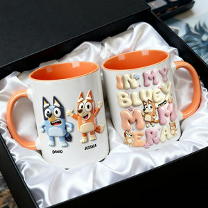 Adorable Characters Mom Era Accent Mug - Personalized Gifts For Mothers 03kilu240226-Homacus