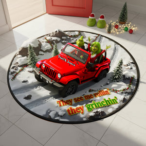 Off Road Car Lover Couple Custom Shape Doormat - Personalized Gifts For Couple Christmas Doormat 03KILU301025-Homacus