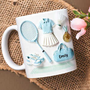 Complete Badminton Outfit Coffee Mug - Personalized Gift For Badminton Lovers 03TOQN110226-Homacus