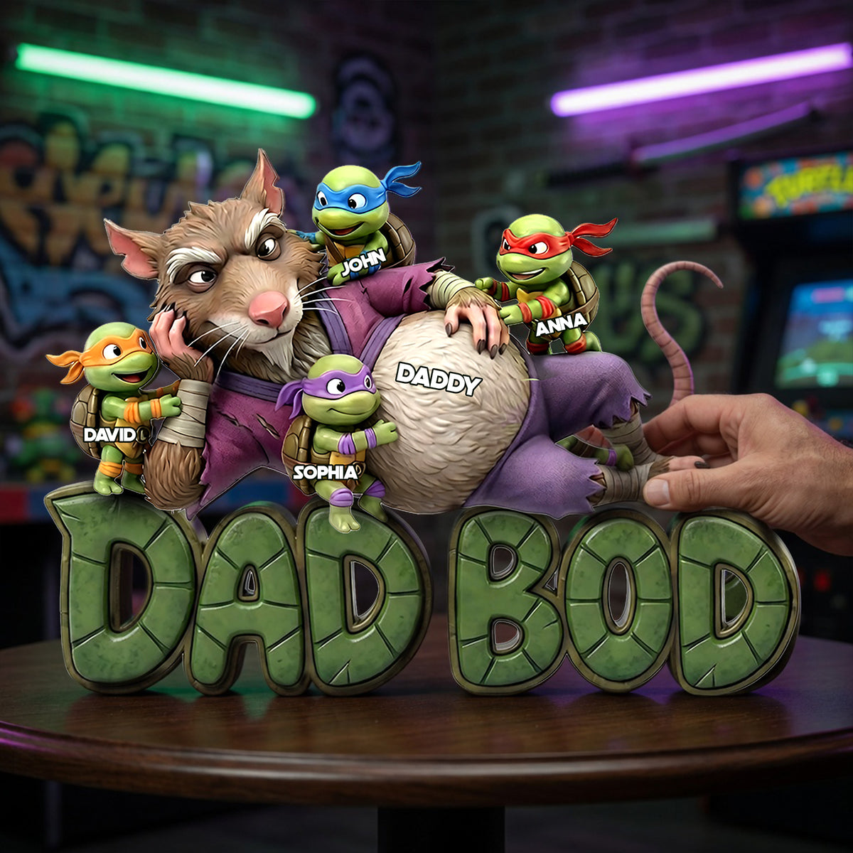 Dad Bod Acrylic Plaque - Personalized Gifts For Dads 01ohlu070526-Homacus