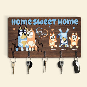 Personalized Gifts For Family Wood Key Hanger 05natn030624-Homacus