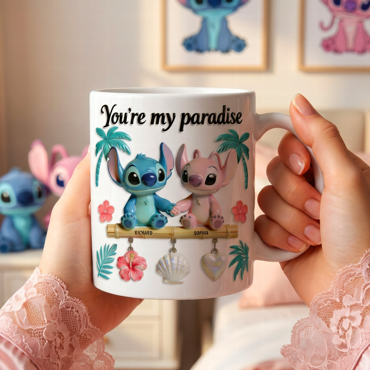 Romantic Couple Coffee Mug - Personalized Gifts For Couple 01toqn080126-Homacus