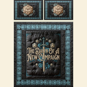 Fantasy Vintage Aesthetics Newlywed Couple Quilt Bed Set, Personalized Gifts For Game Couple 07qhtn191125-Homacus