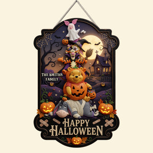 Happy Halloween Acrylic Sign - Personalized Halloween Gifts For Family 04natn060826