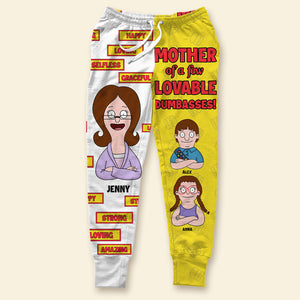 Personalized Gifts For Mom Sweatpants Funny Mom And Kids Mother's Day 02XQMH030325HG-Homacus