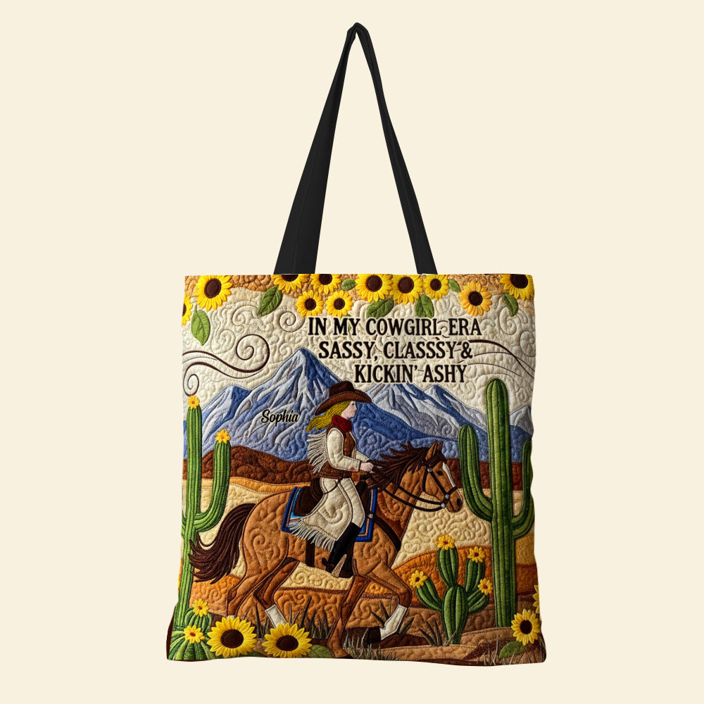 Wild Cowgirl Aesthetic Tote Bag, Personalized Gifts For Cowgirl 01qhtn230725-Homacus