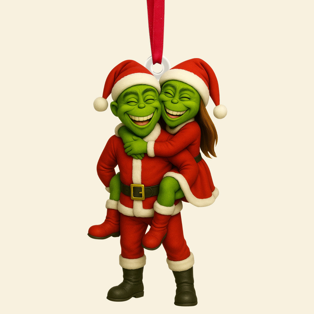 Funny Custom Photo Gifts For Family Christmas Acrylic Ornament 03ohtn200825-Homacus