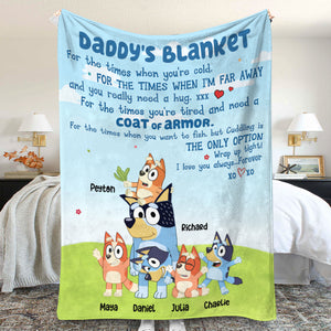 Personalized Gifts For Dad Blanket 05NAHN210522-Homacus