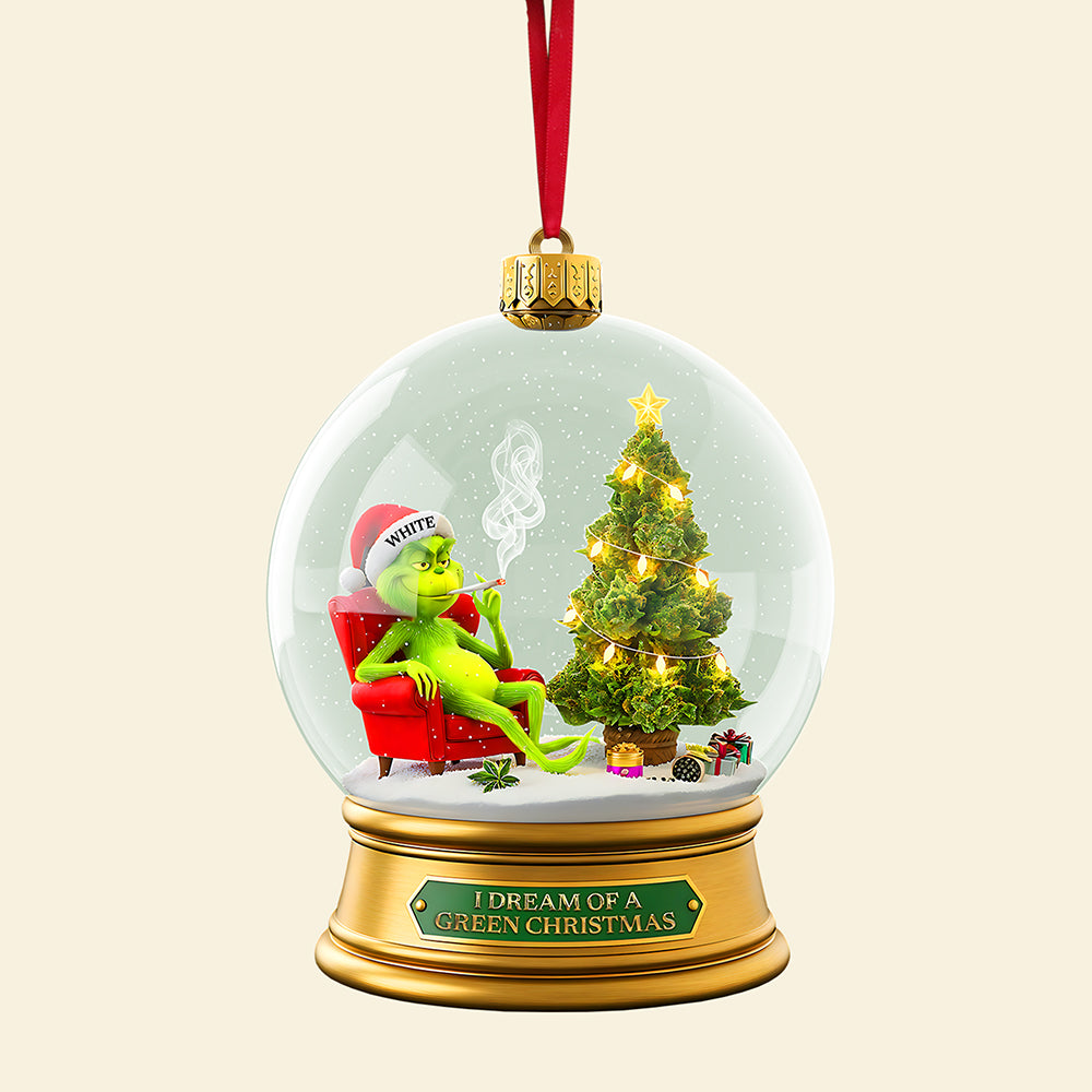 Green Chill Monster Ornament - Personalized Gifts For Herb Lovers 02tota120825-Homacus