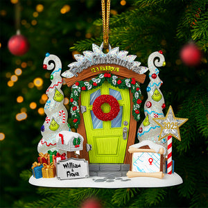 First Christmas At New Address Ornament - Personalized Christmas Gifts For Couple 07TGLU160825-Homacus
