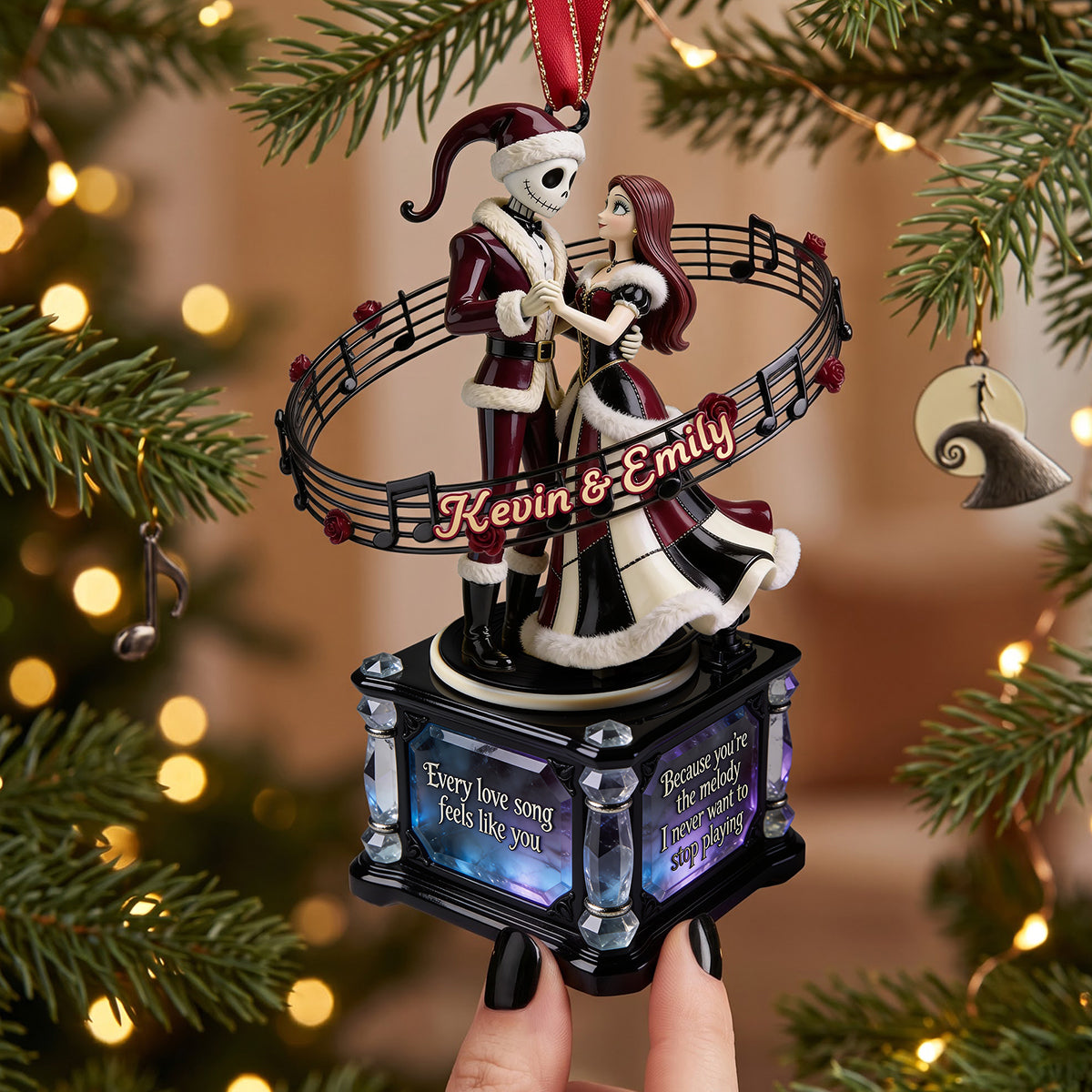 Eternal Choir Of Love Acrylic Ornament - Personalized Christmas Gifts For Couples 03tota110826-Homacus