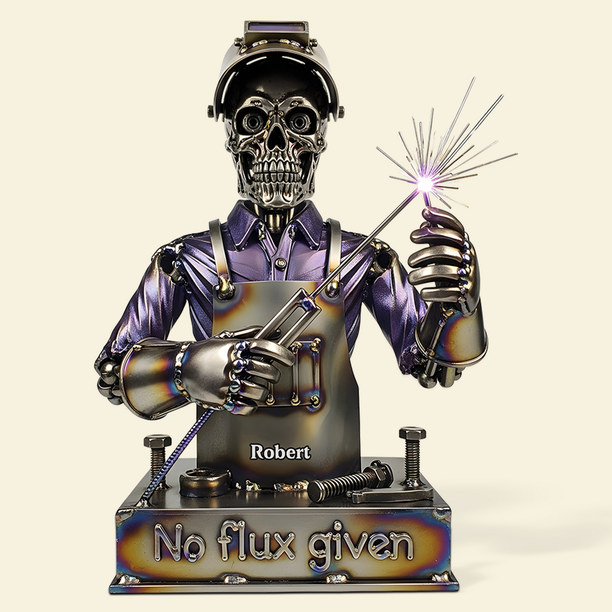 Badass Welder Skull Acrylic Plaque - Personalized Gifts For Welder 03QHPU100625-Homacus