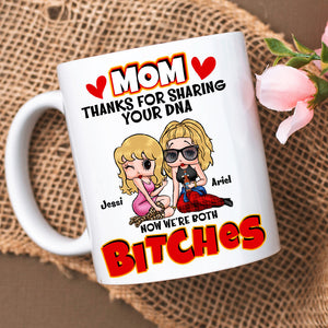 Personalized Gifts For Moms Coffee Mug Thanks For Sharing Your DNA 02TOLU130125HH-Homacus