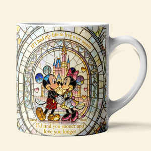 Find You Sooner, Love You Longer Coffee Mug - Personalized Gift For Couples 01TOQN290126-Homacus