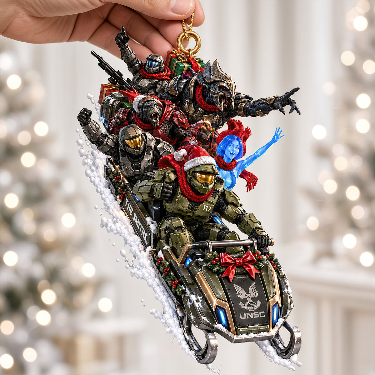 The Master Sleigh Ornament, Personalized Gifts 01qhdt240926