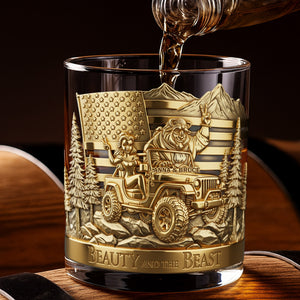Fantastic Off-road Couple Drinking Glass - Personalized Gifts For Off-Road Lovers 01QHLU050925-Homacus