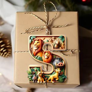 Custom Alphabet Letter Gifts For Movie Lover Acrylic Ornament Christmas 05XQQN251024-Homacus