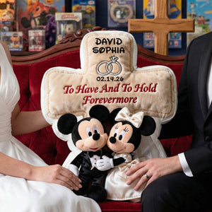 Romantic Wedding Couple Pillow - Personalized Anniversary Gift For Couple 04NALU231225-Homacus