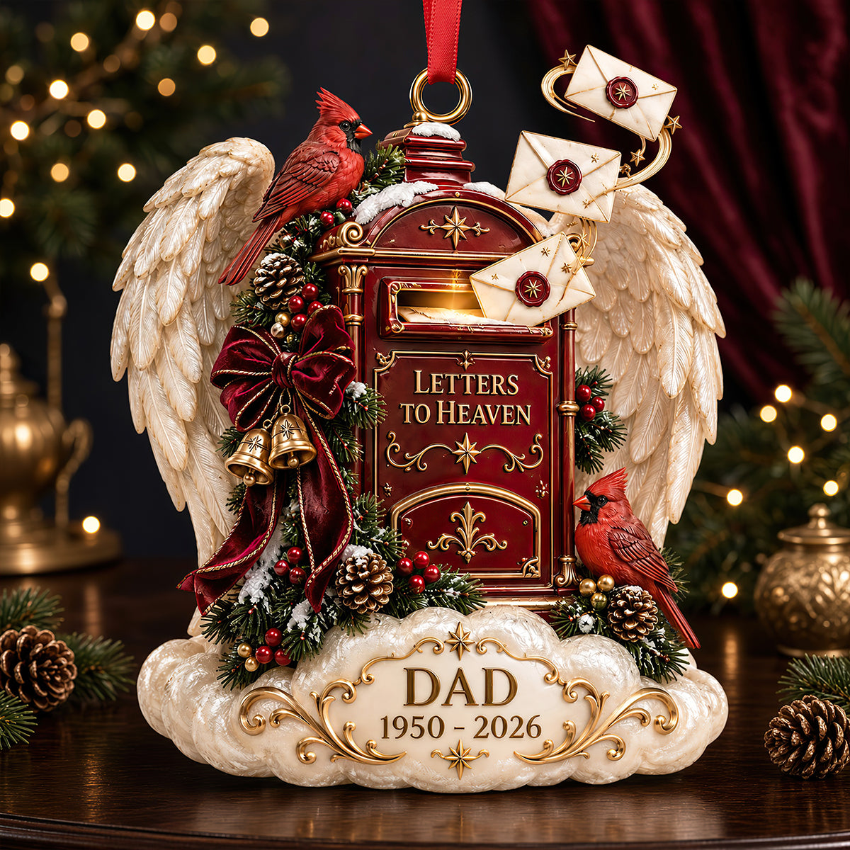 Heaven Christmas Ornament - Personalized Gifts For Christmas 04todt101026-Homacus