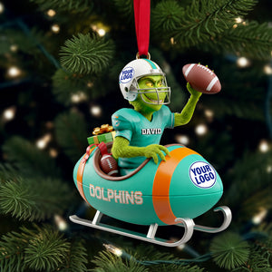Holiday Touchdown Ornament - Personalized Christmas Gift Sport Lovers 06KILU231025-Homacus