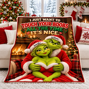 Funny Mischief Couples Blanket - Personalized Christmas Gifts For Couples 06naqn101026-Homacus