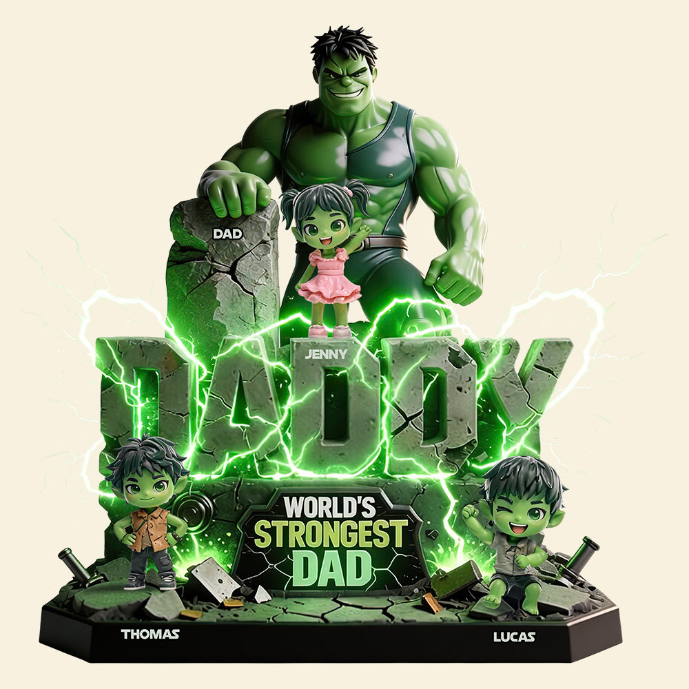 Green Giant Dad Acrylic Plaque - Personalized Gifts For Dad 05todt210526-Homacus
