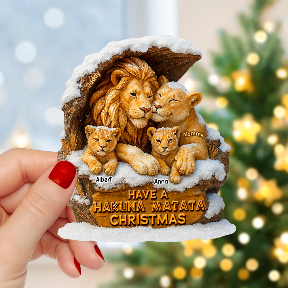 Majestic Family Christmas Ornament, Personalized Gifts For Family 01qhqn270825-Homacus