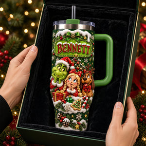 Cute Holiday Mischief Tumbler - Personalized Christmas Gifts 06padt061026-Homacus