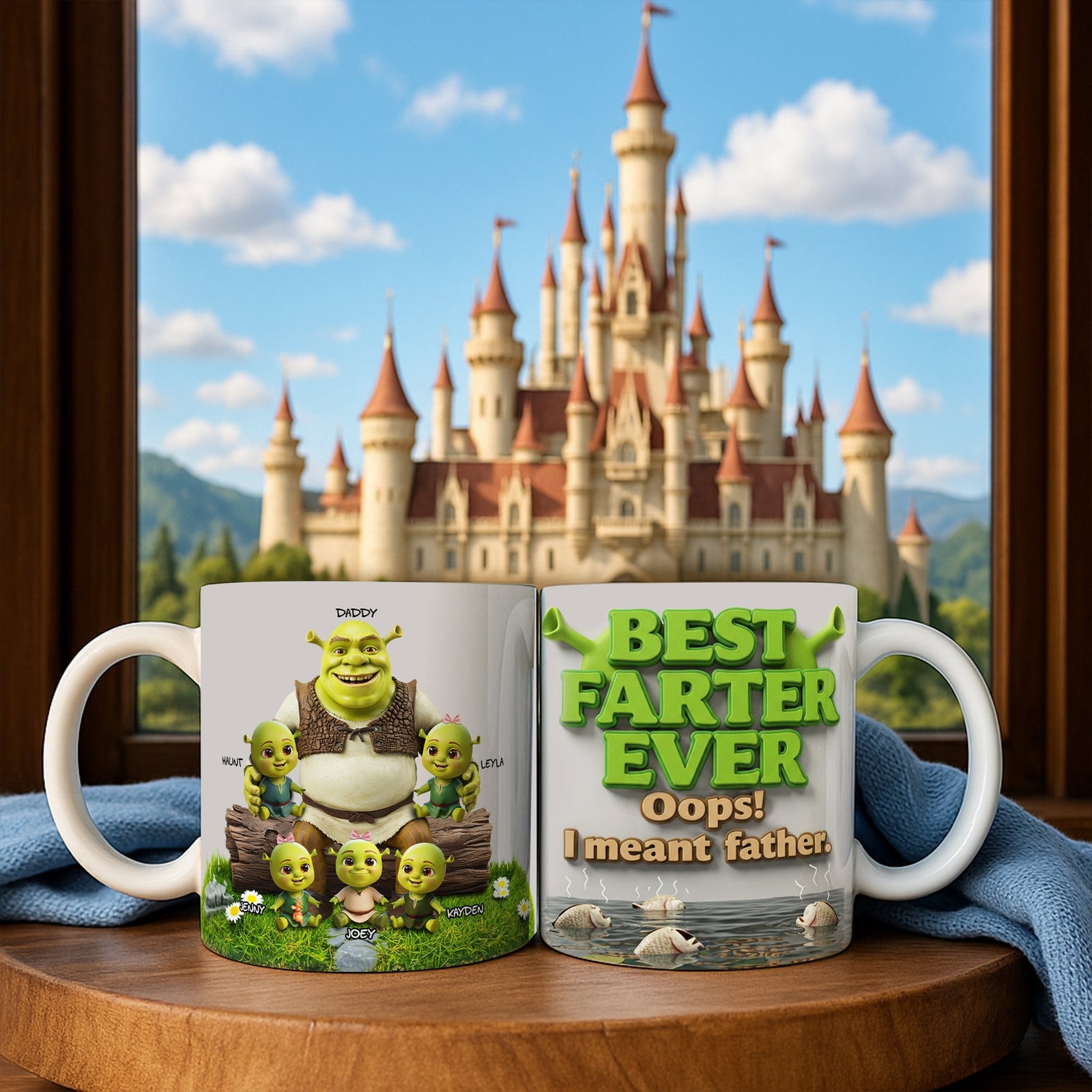 Best Farter Father Ever Coffee Mug - Personalized Gifts For Dad 03QHLU090525-Homacus