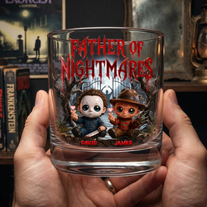 Father Of Nightmares Round Glass - Personalized Gifts For Dads 01PATN250426-Homacus