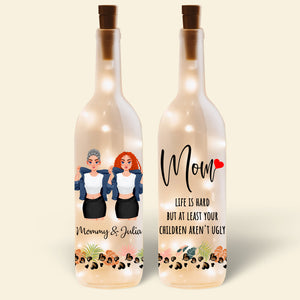 Personalized Gifts For Mom Daughter Bottle Lamp Like Mother Like Daughter 03NADT130225PA-Homacus