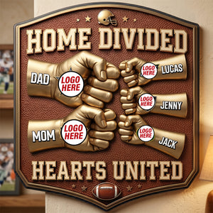 Sport Lover Family Cut Metal Sign - Personalized Gifts For Family Metal Sign 04NATN230626-Homacus