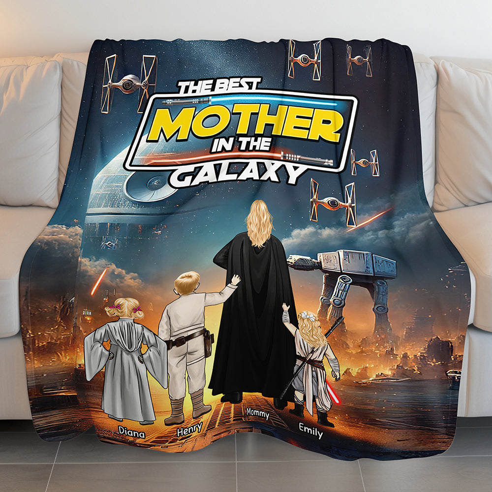 Mom Galaxy Blanket - Personalized Gifts For Mom 041xqqn250425hhhg-Homacus