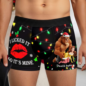 Fun-Loving Couples Christmas Boxers - Personalized Gifts For Him 05NALU160925
