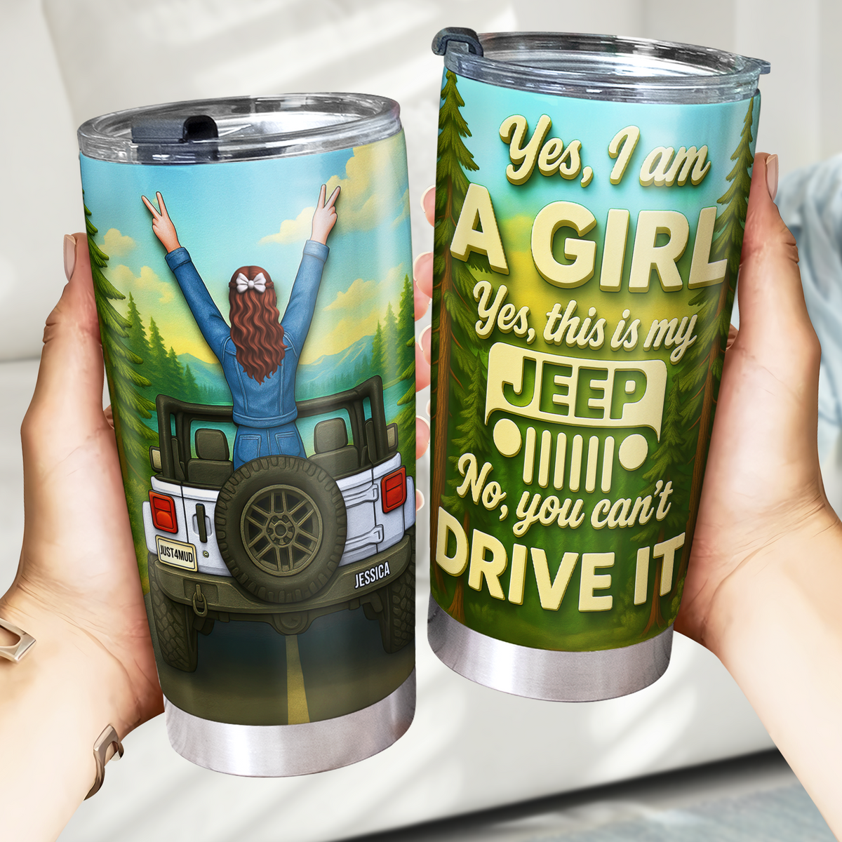 Off-Road Girl Tumbler - Personalized Gifts For Off-Road Lovers 03hupu070525-Homacus