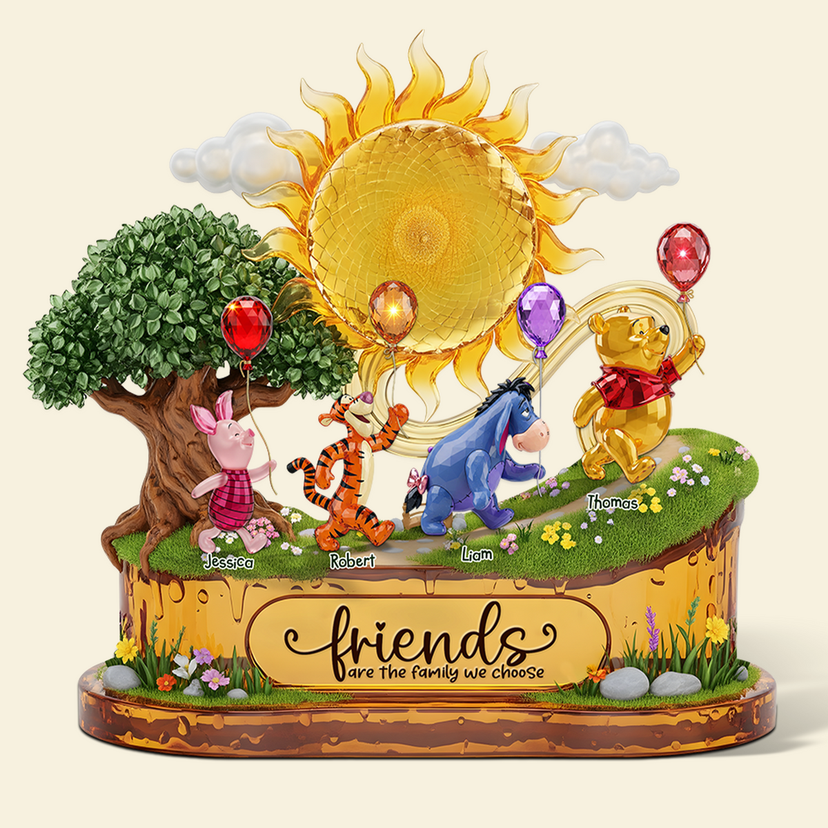 Friends Acrylic Plaque - Personalized Gifts For Best Friends 05ohpu130625-Homacus