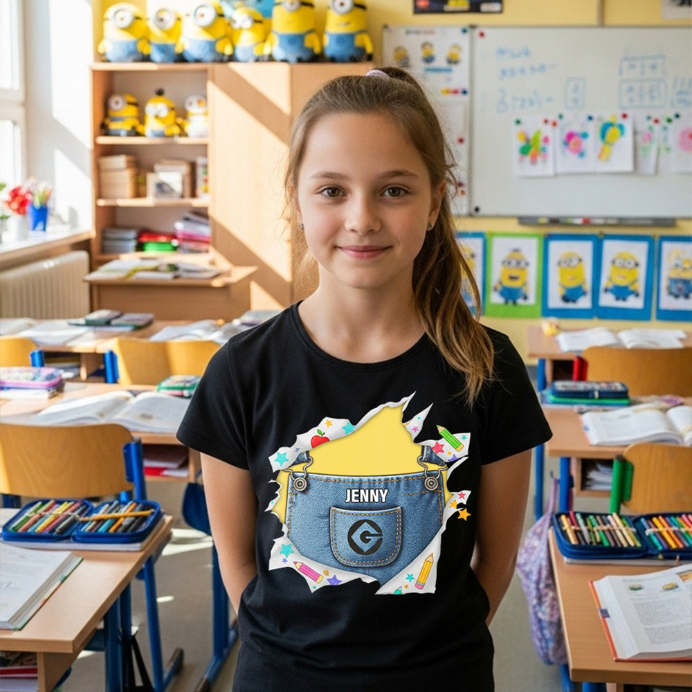 Cute Cartoon Shirt Personalized Back To School Gifts For Kids 01tgtn310725-Homacus